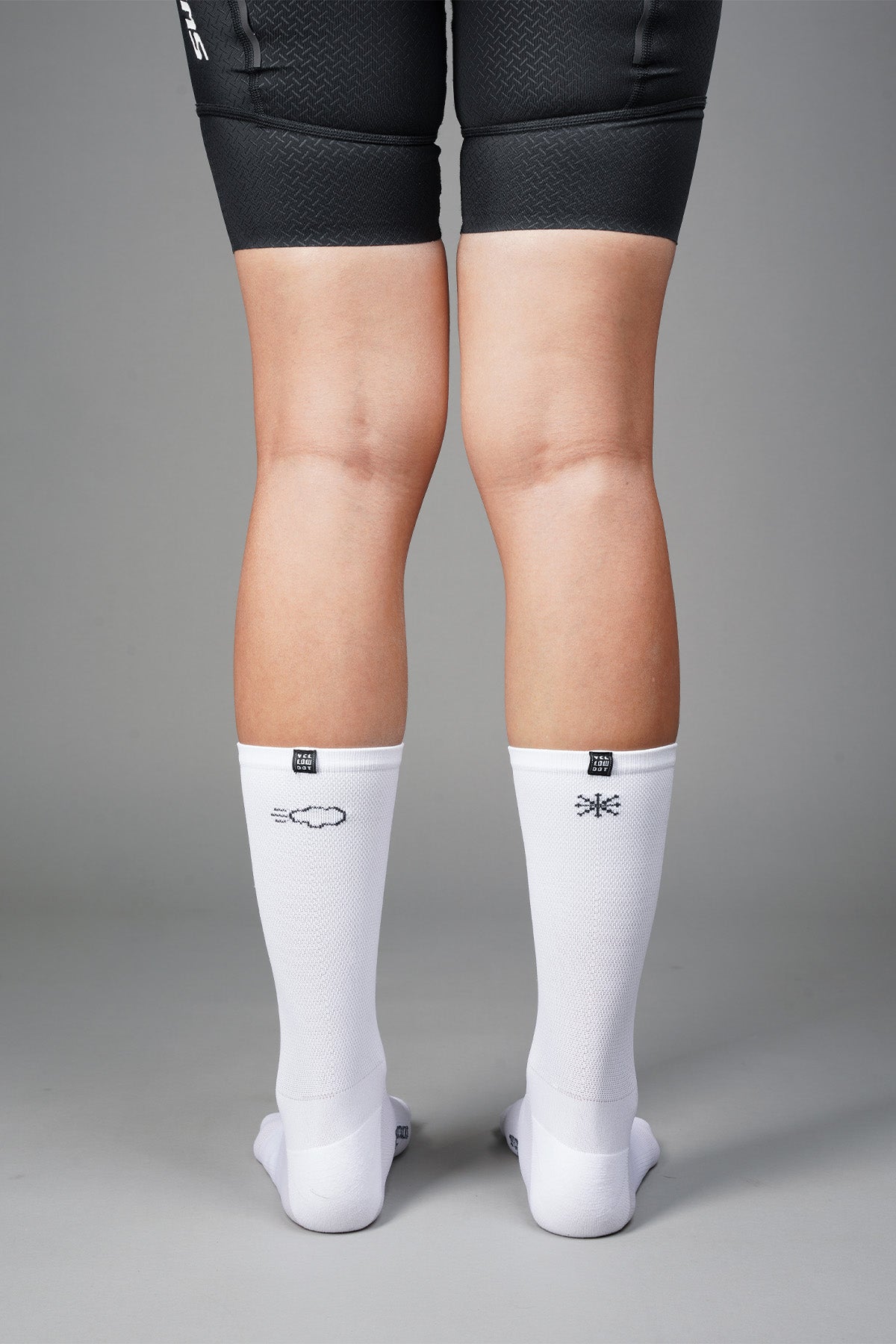 WE ROLL - WHITE REAR | BEST CYCLING SOCKS