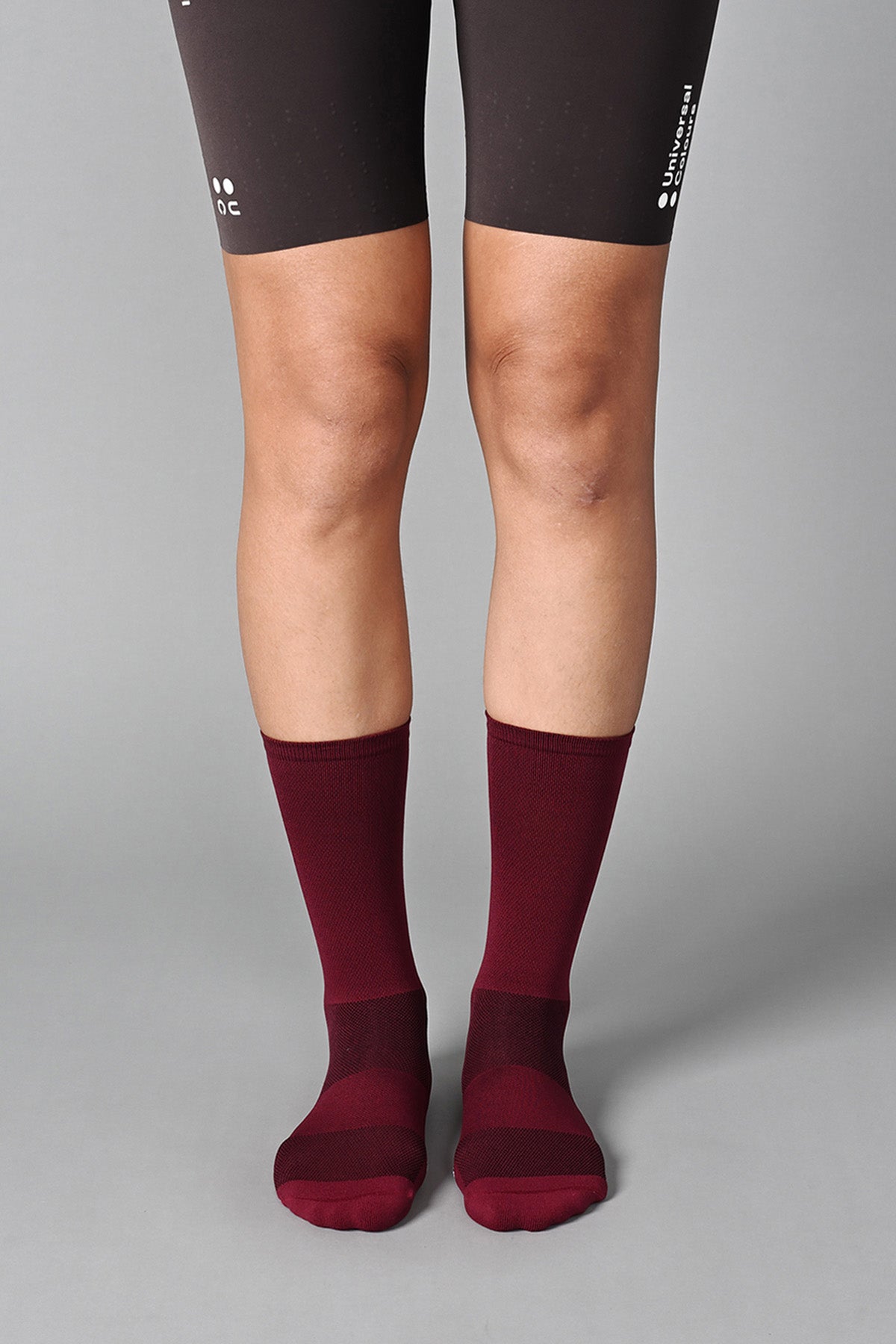 STEALTH - BARN RED FRONT | BEST CYCLING SOCKS