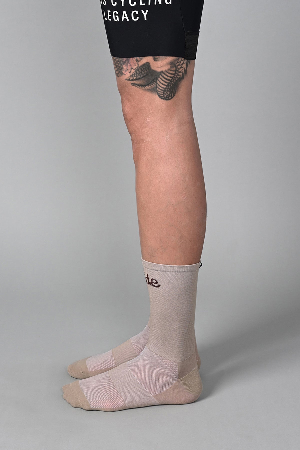 COFFEE RIDE - BEIGE SIDE | BEST CYCLING SOCKS