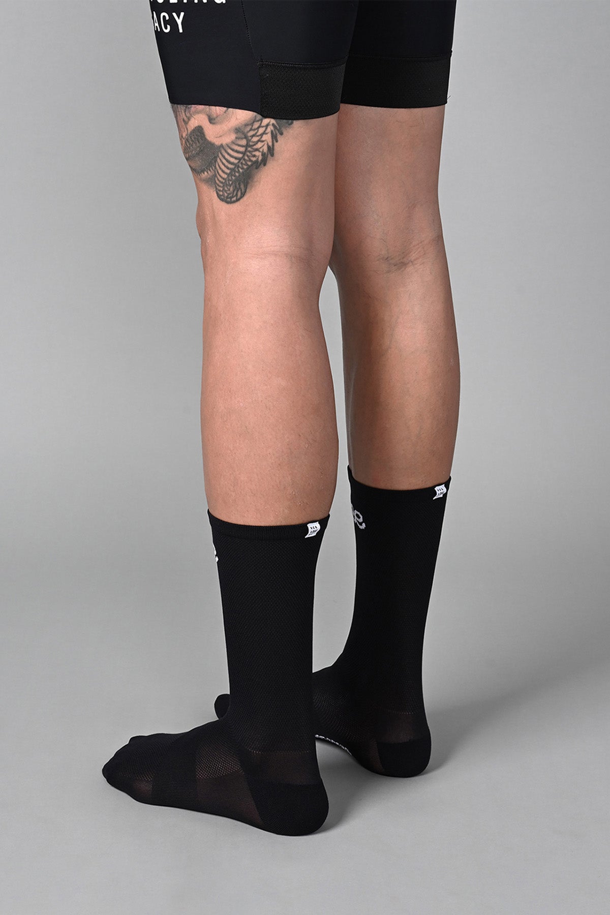 COFFEE RIDE - BLACK REAR SIDE | BEST CYCLING SOCKS