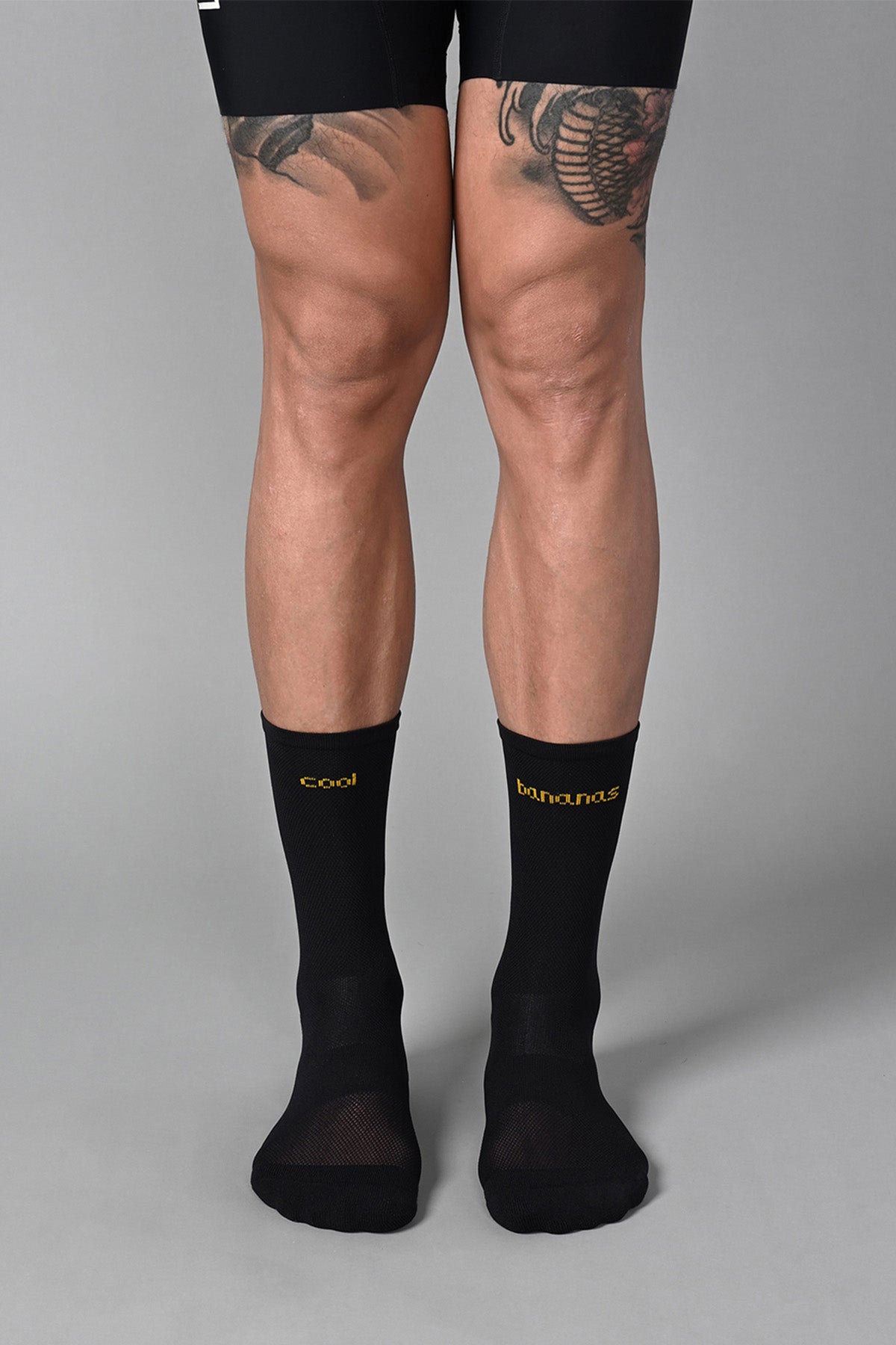 COOL BANANAS - BLACK FRONT | BEST CYCLING SOCKS