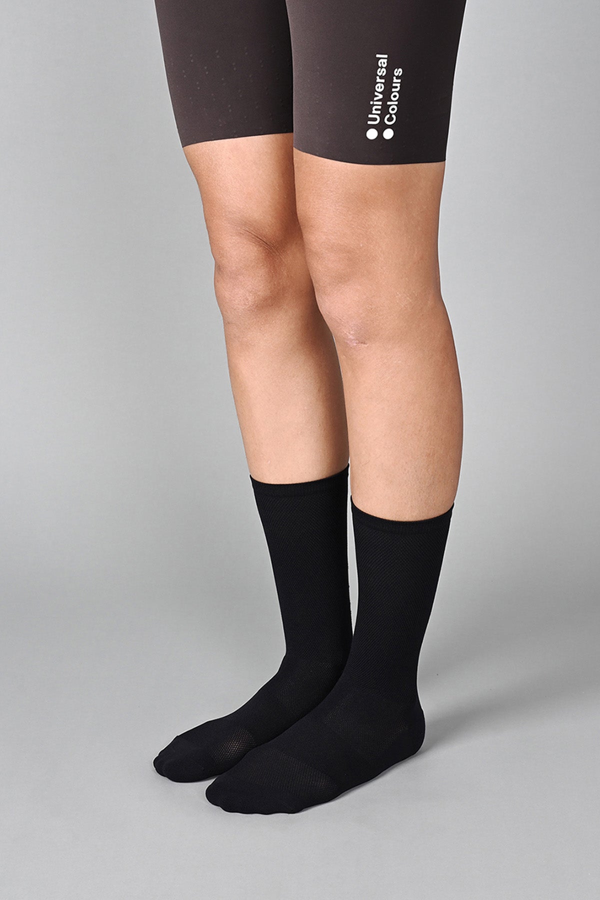 STEALTH - BLACK FRONT SIDE | BEST CYCLING SOCKS