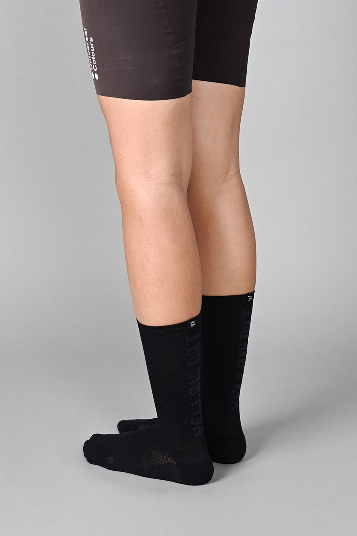 STEALTH - BLACK REAR SIDE | BEST CYCLING SOCKS