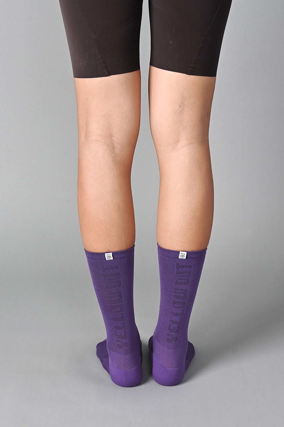 STEALTH - BLUE VIOLET REAR | BEST CYCLING SOCKS