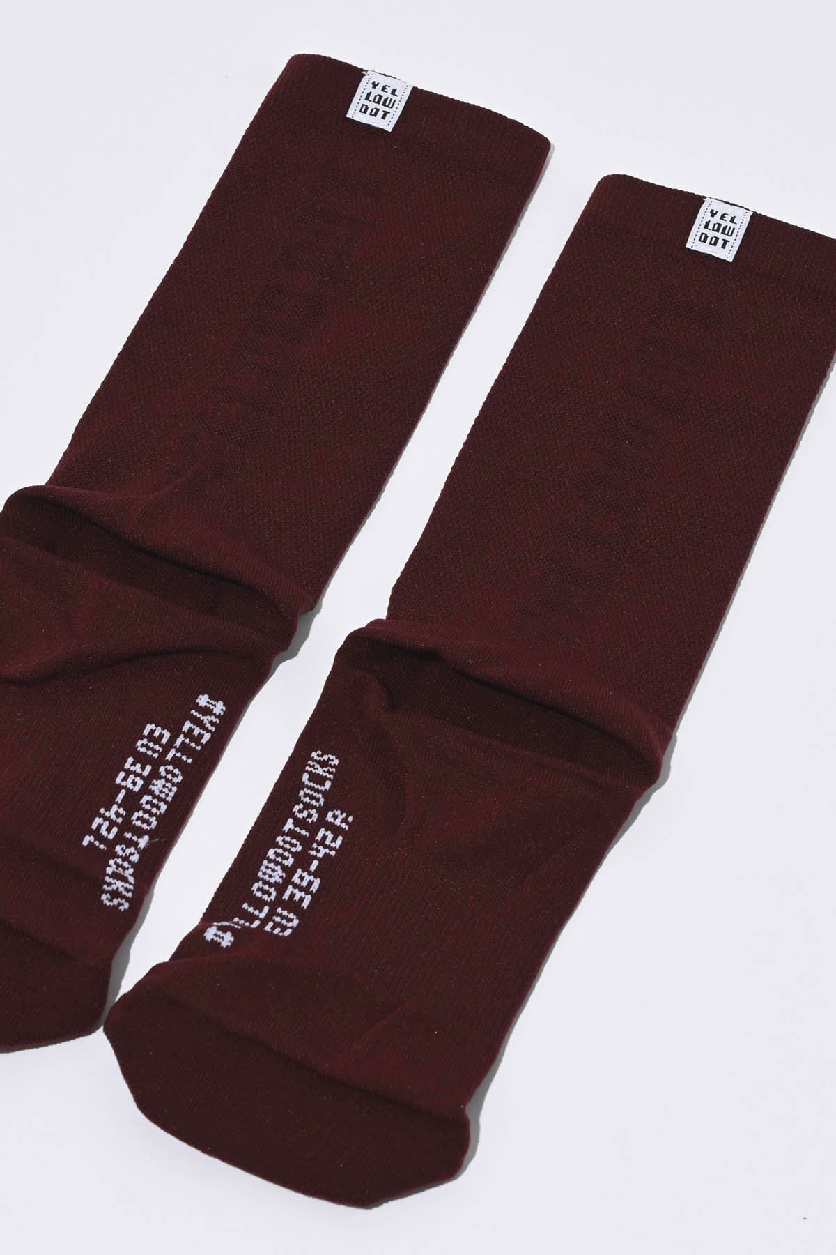 STEALTH - BURGUNDY PACKSHOT | BEST CYCLING SOCKS