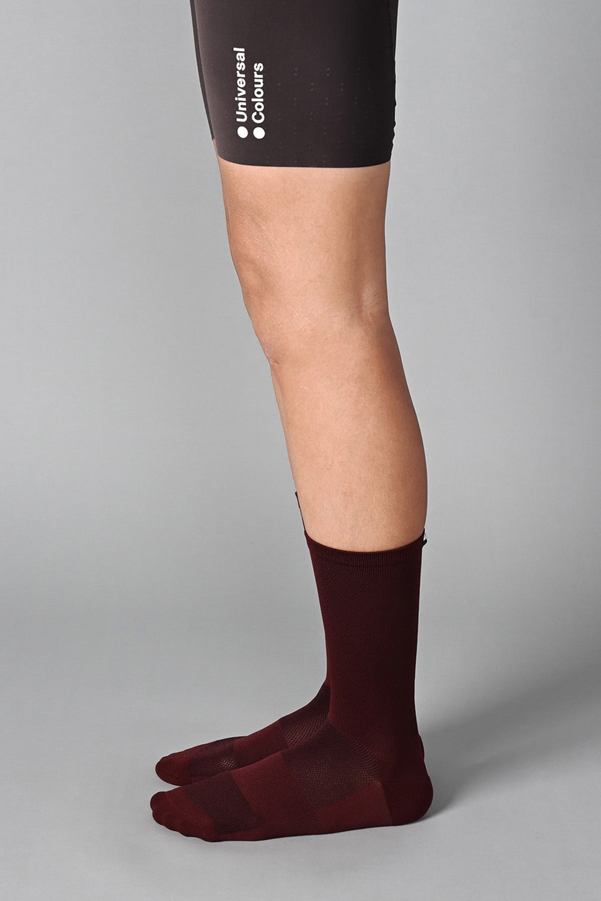 STEALTH - BURGUNDY SIDE | BEST CYCLING SOCKS