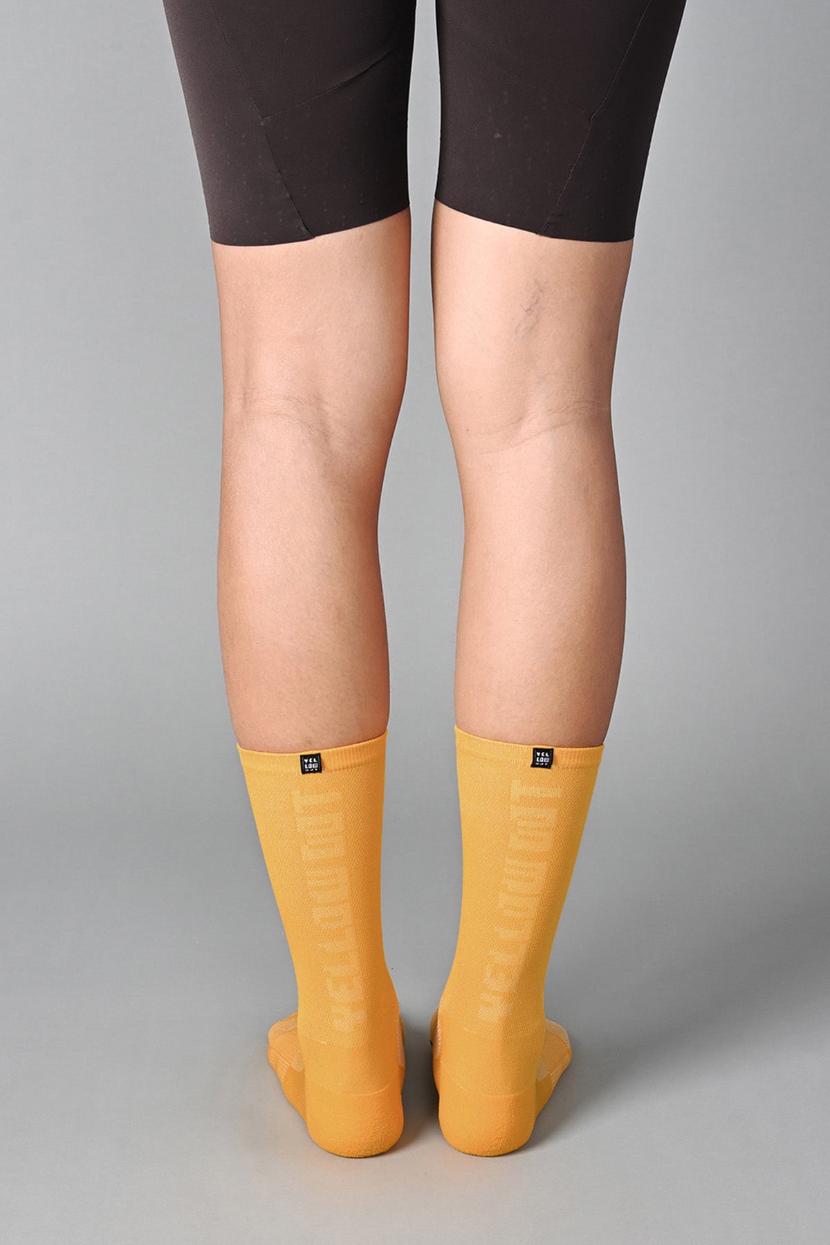 STEALTH - BURNT YELLOW REAR | BEST CYCLING SOCKS
