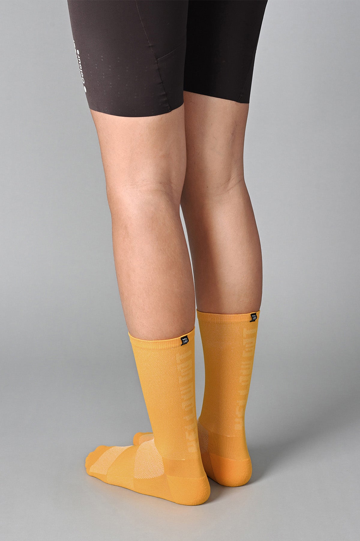 STEALTH - BURNT YELLOW REAR SIDE | BEST CYCLING SOCKS