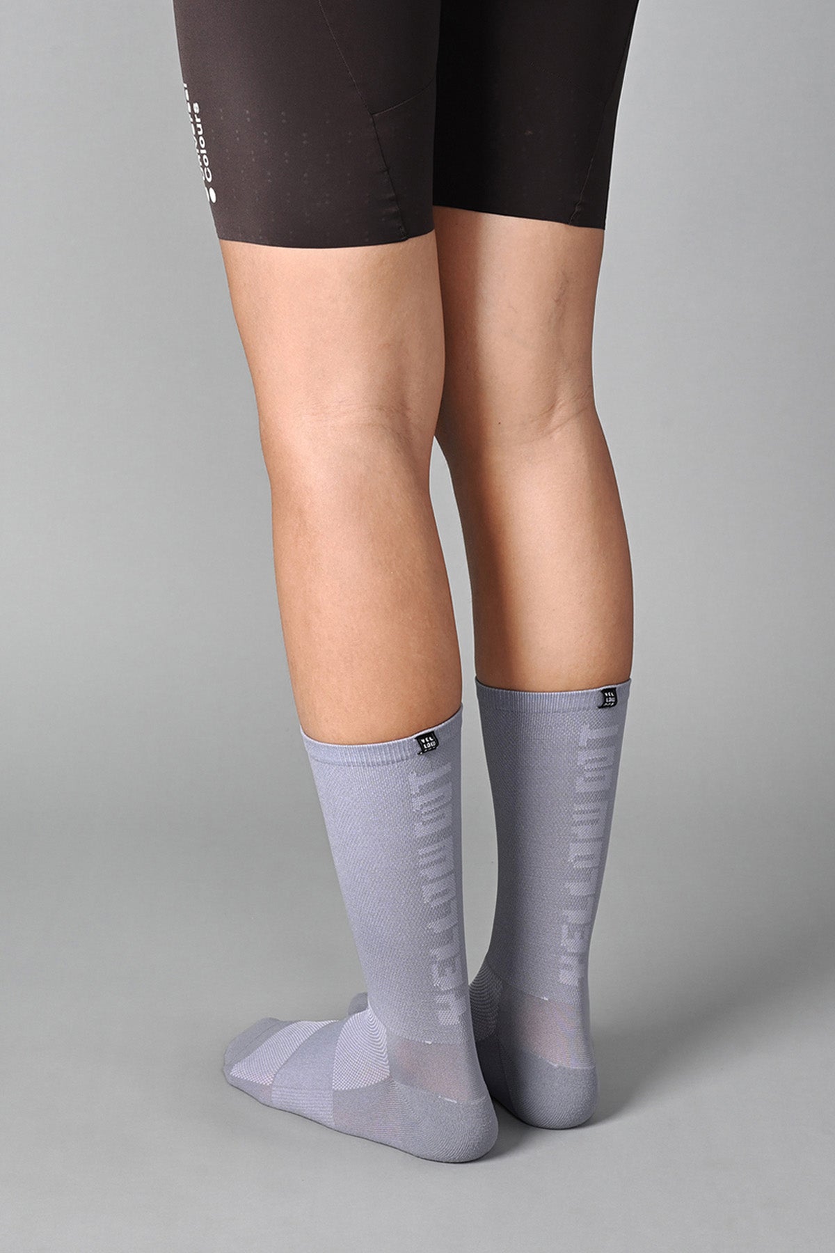 STEALTH - COOL GREY REAR SIDE | BEST CYCLING SOCKS