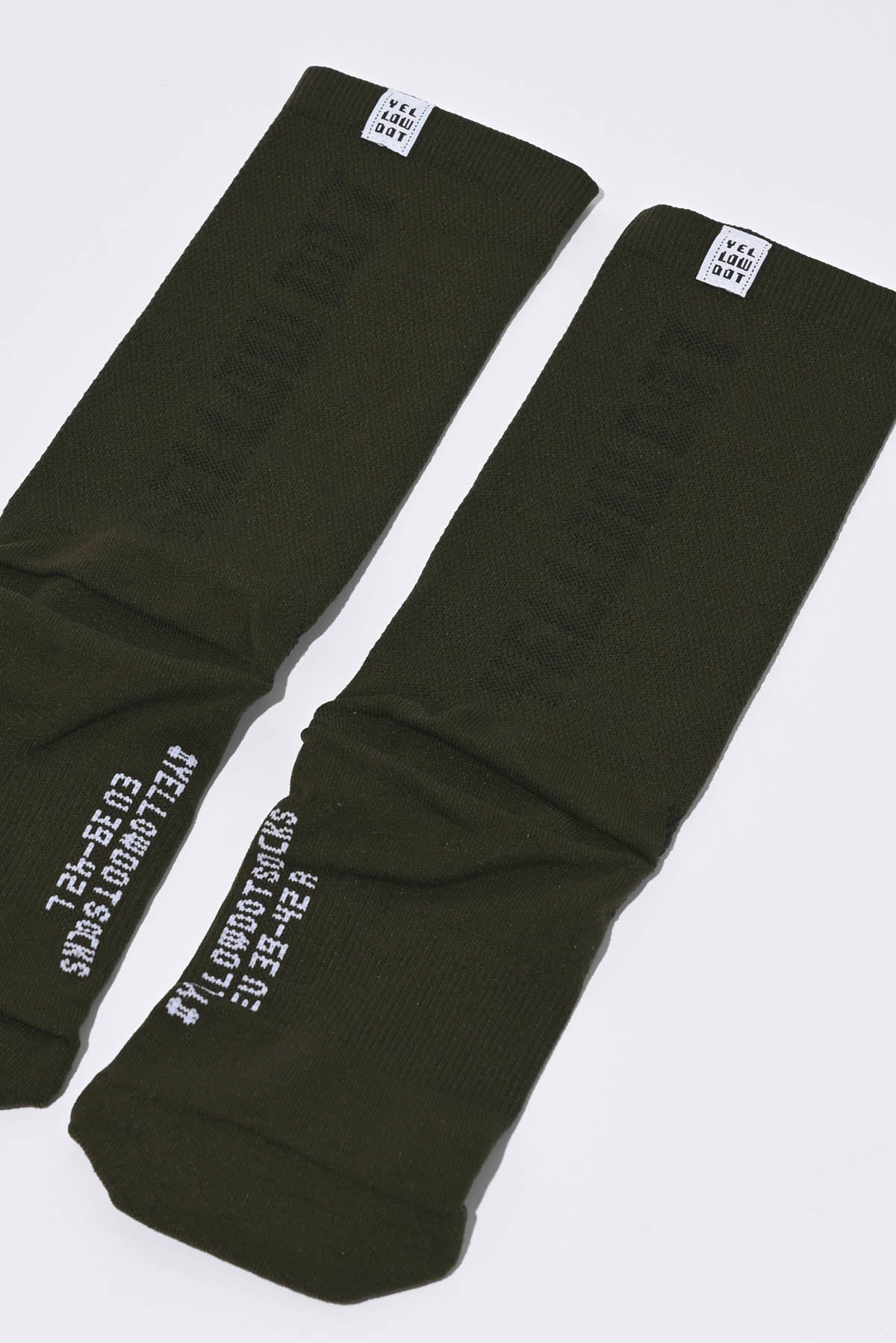 STEALTH - DARK OLIVE PACKSHOT | BEST CYCLING SOCKS