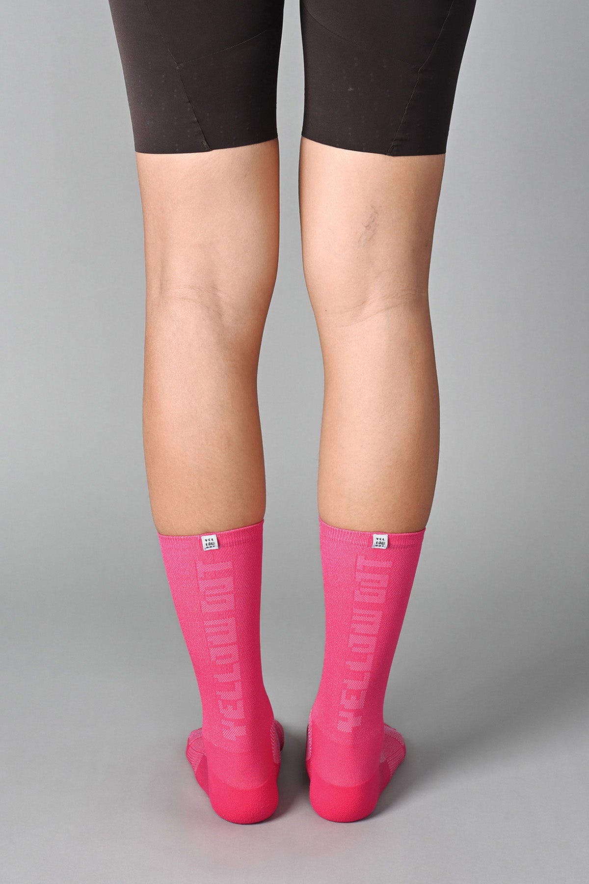 STEALTH - DEEP PINK REAR | BEST CYCLING SOCKS