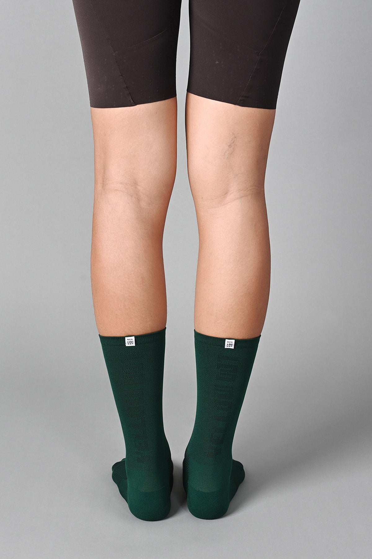 STEALTH - ENGLISH GREEN REAR | BEST CYCLING SOCKS