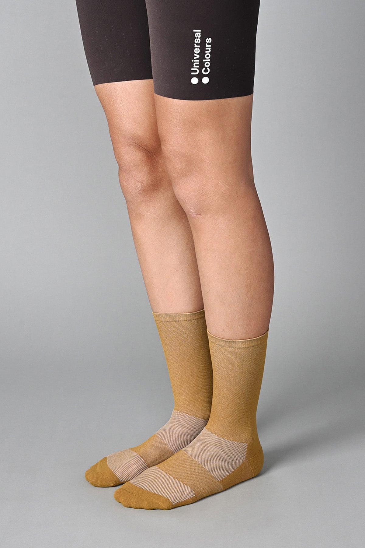 STEALTH - GOLD FRONT SIDE | BEST CYCLING SOCKS