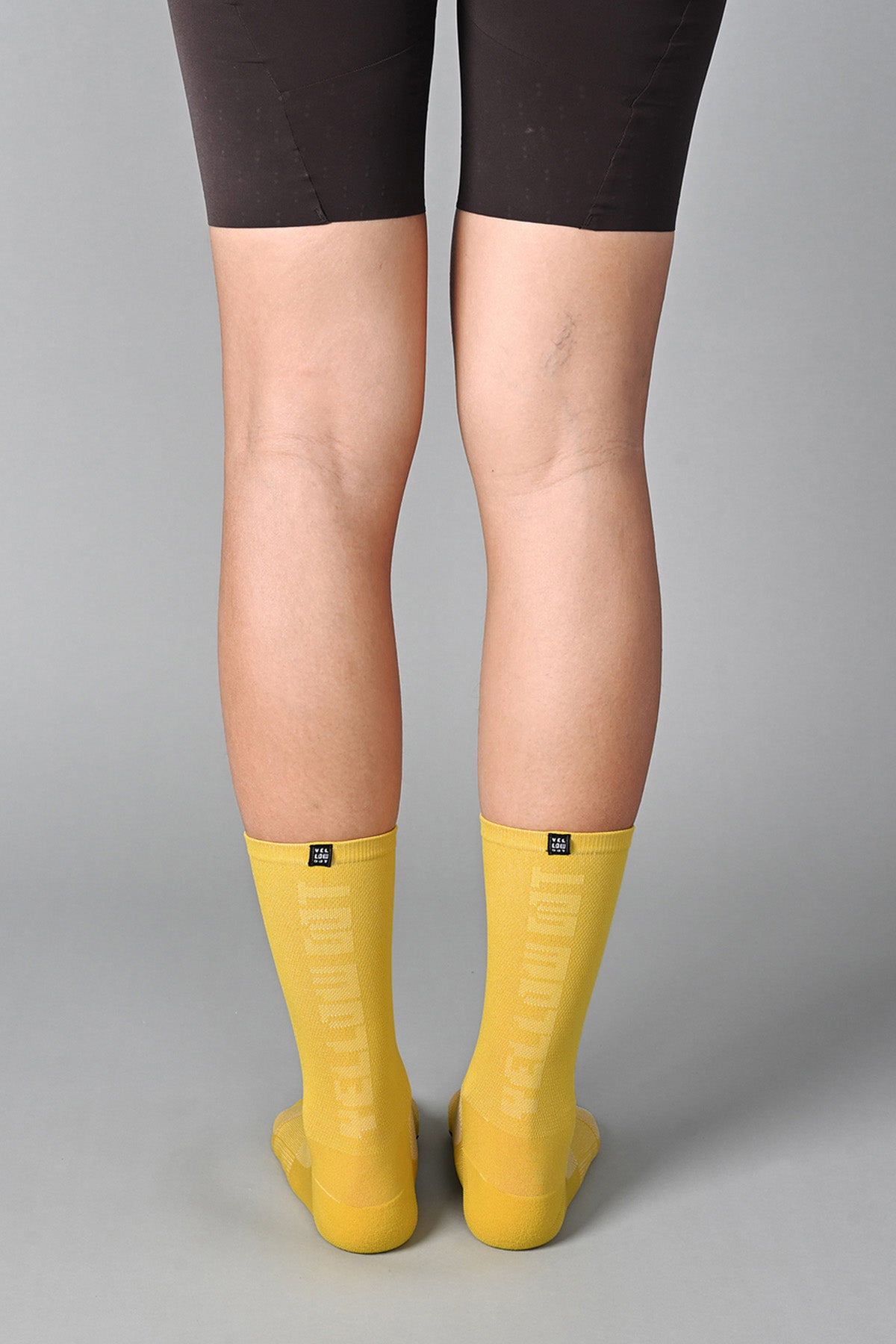 STEALTH - MUSTARD YELLOW REAR | BEST CYCLING SOCKS