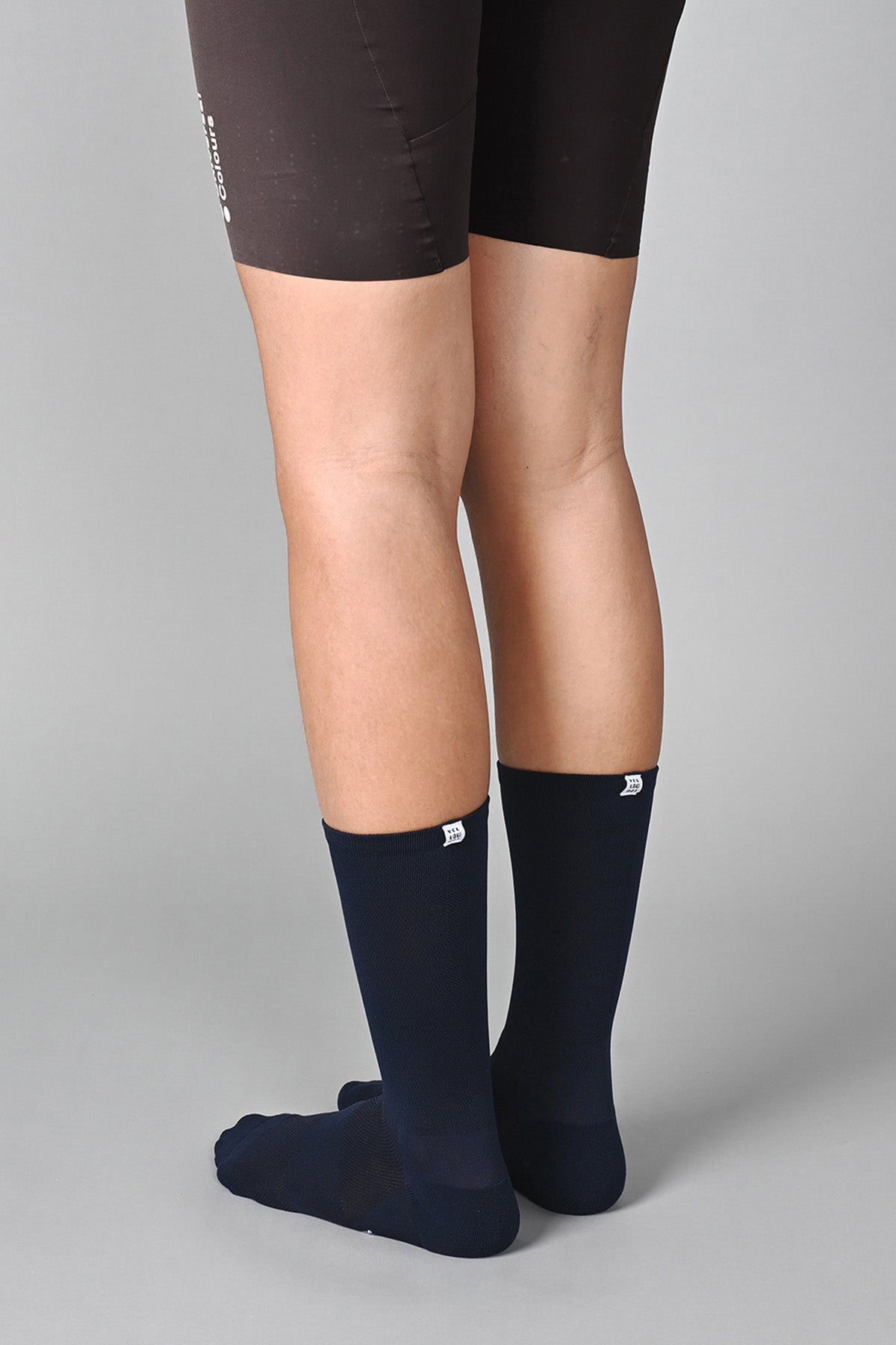 STEALTH - NAVY REAR SIDE | BEST CYCLING SOCKS