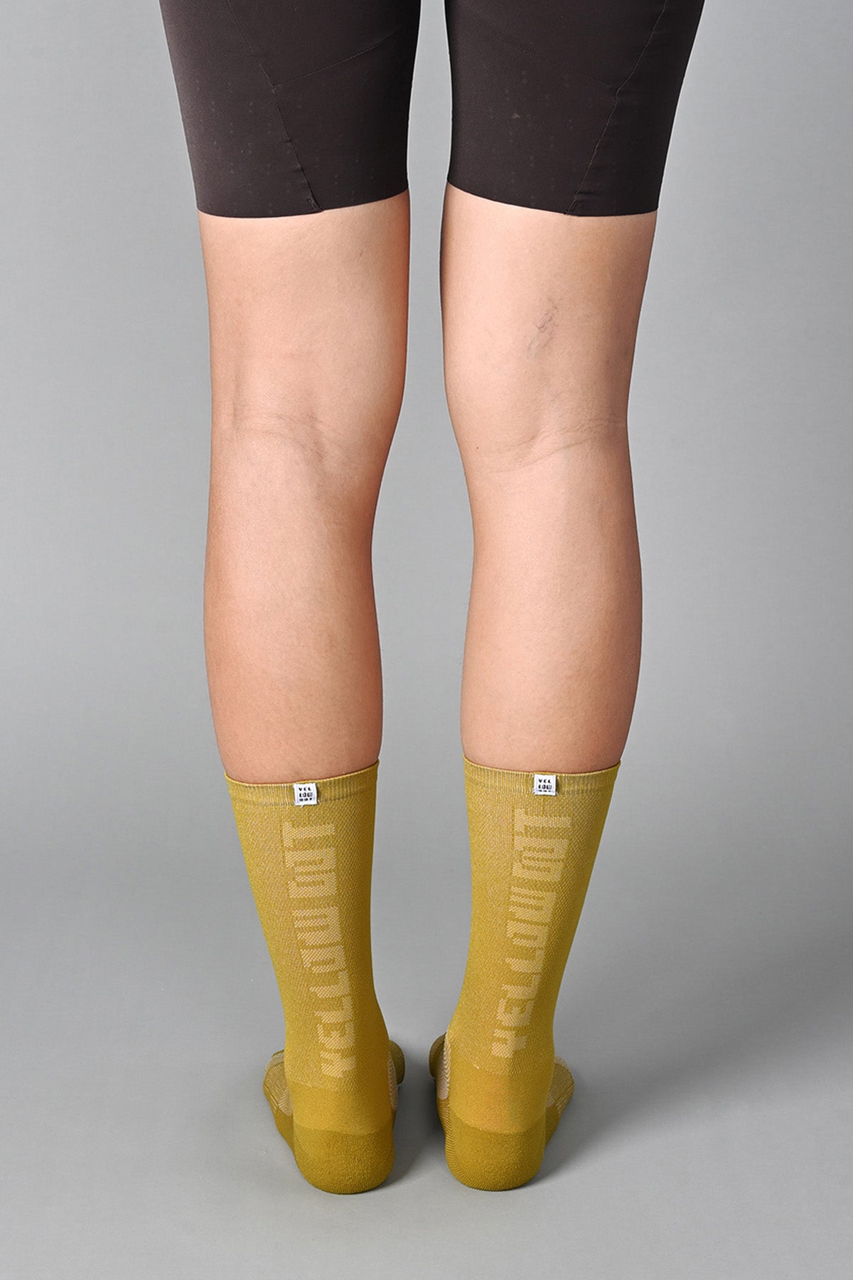 STEALTH - OLIVE REAR | BEST CYCLING SOCKS