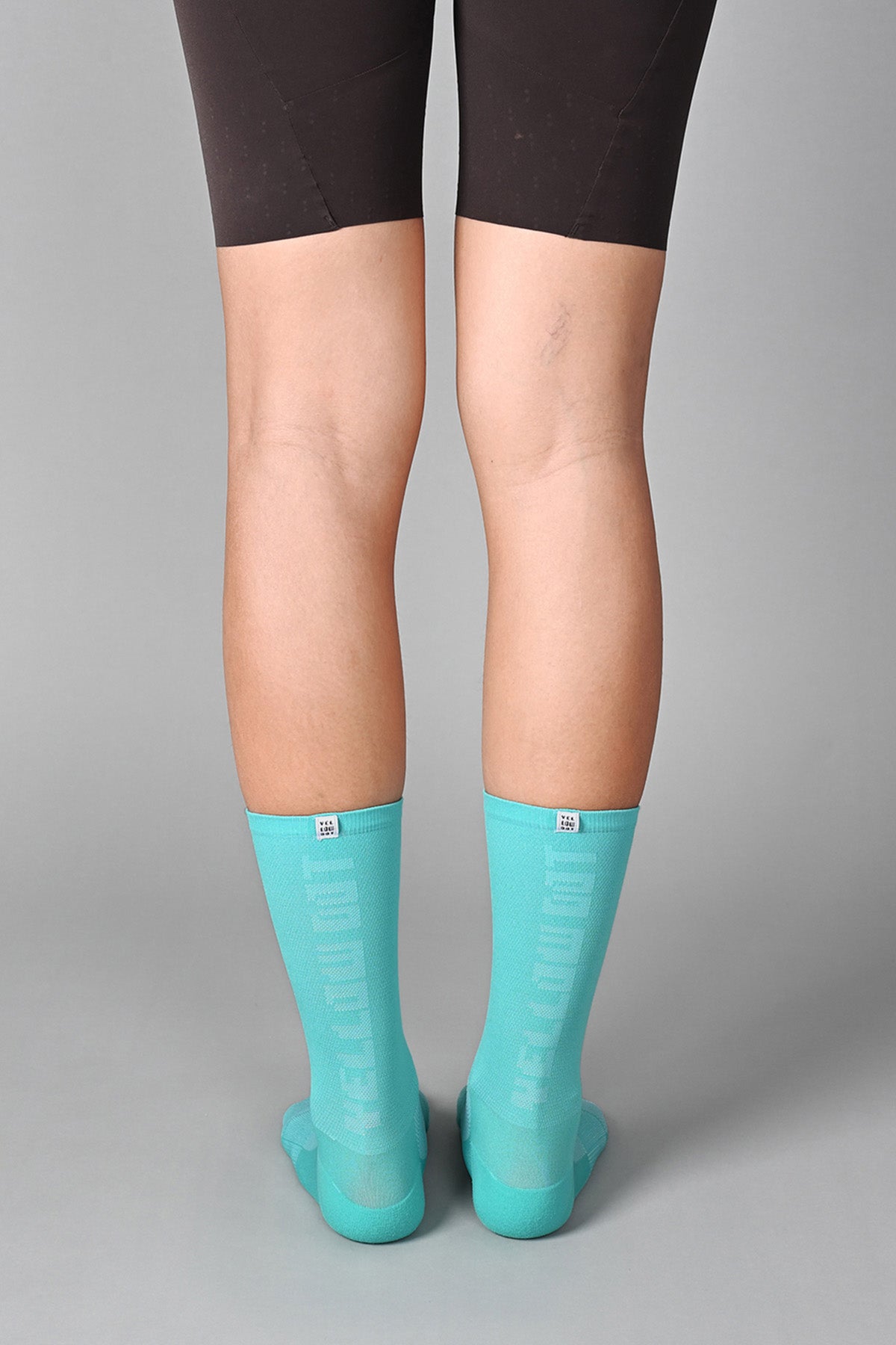 STEALTH - TIFFANY BLUE REAR | BEST CYCLING SOCKS
