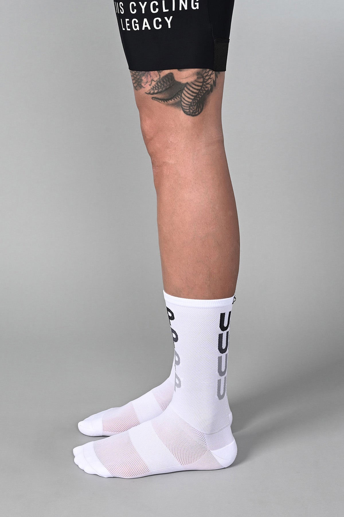 UPUPUP - WHITE SIDE | BEST CYCLING SOCKS
