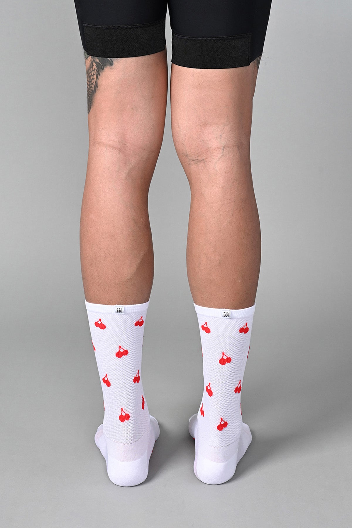 CHERRY - WHITE REAR | BEST CYCLING SOCKS