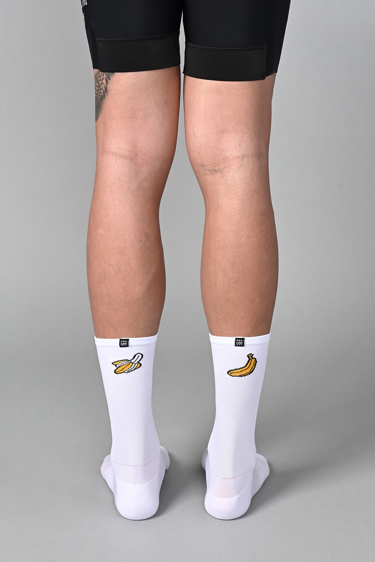 COOL BANANAS - WHITE REAR | BEST CYCLING SOCKS