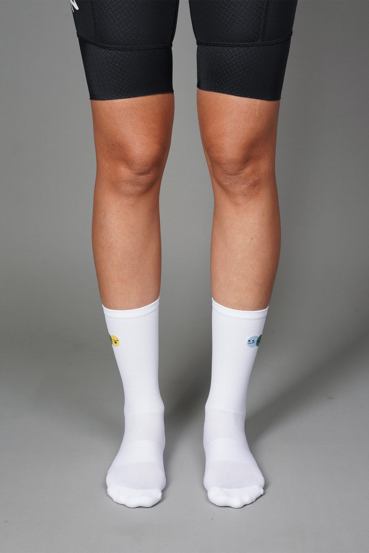 SMIRK FACES - WHITE FRONT | BEST CYCLING SOCKS