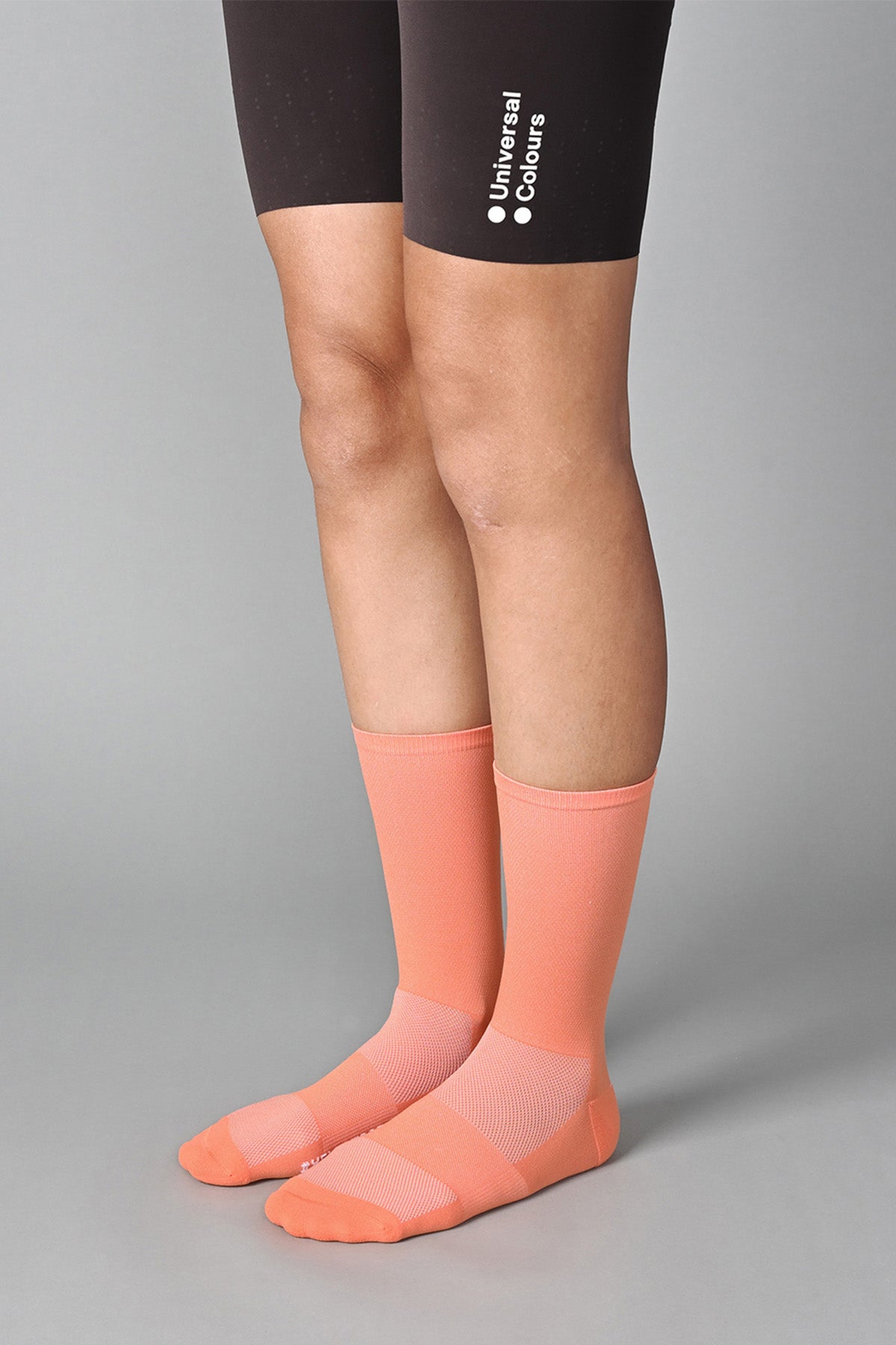 STEALTH - ATOMIC TANGERINE FRONT SIDE | BEST CYCLING SOCKS
