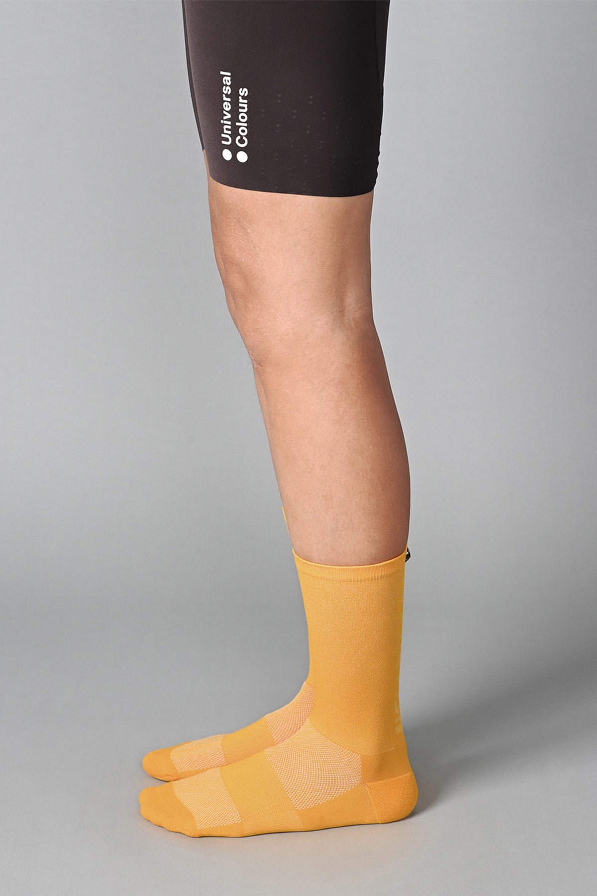 STEALTH - BURNT YELLOW SIDE | BEST CYCLING SOCKS