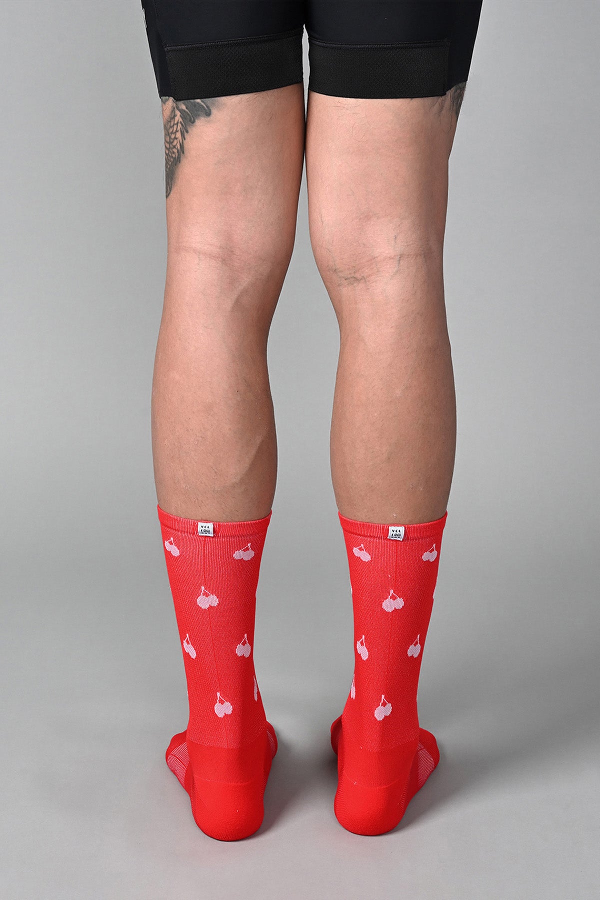 CHERRY - CANDY APPLE RED REAR | BEST CYCLING SOCKS