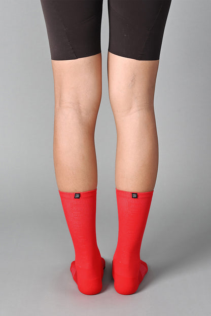 STEALTH - CANDY APPLE RED REAR | BEST CYCLING SOCKS