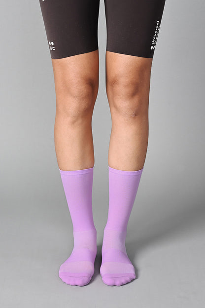 STEALTH - LAVENDER FRONT | BEST CYCLING SOCKS