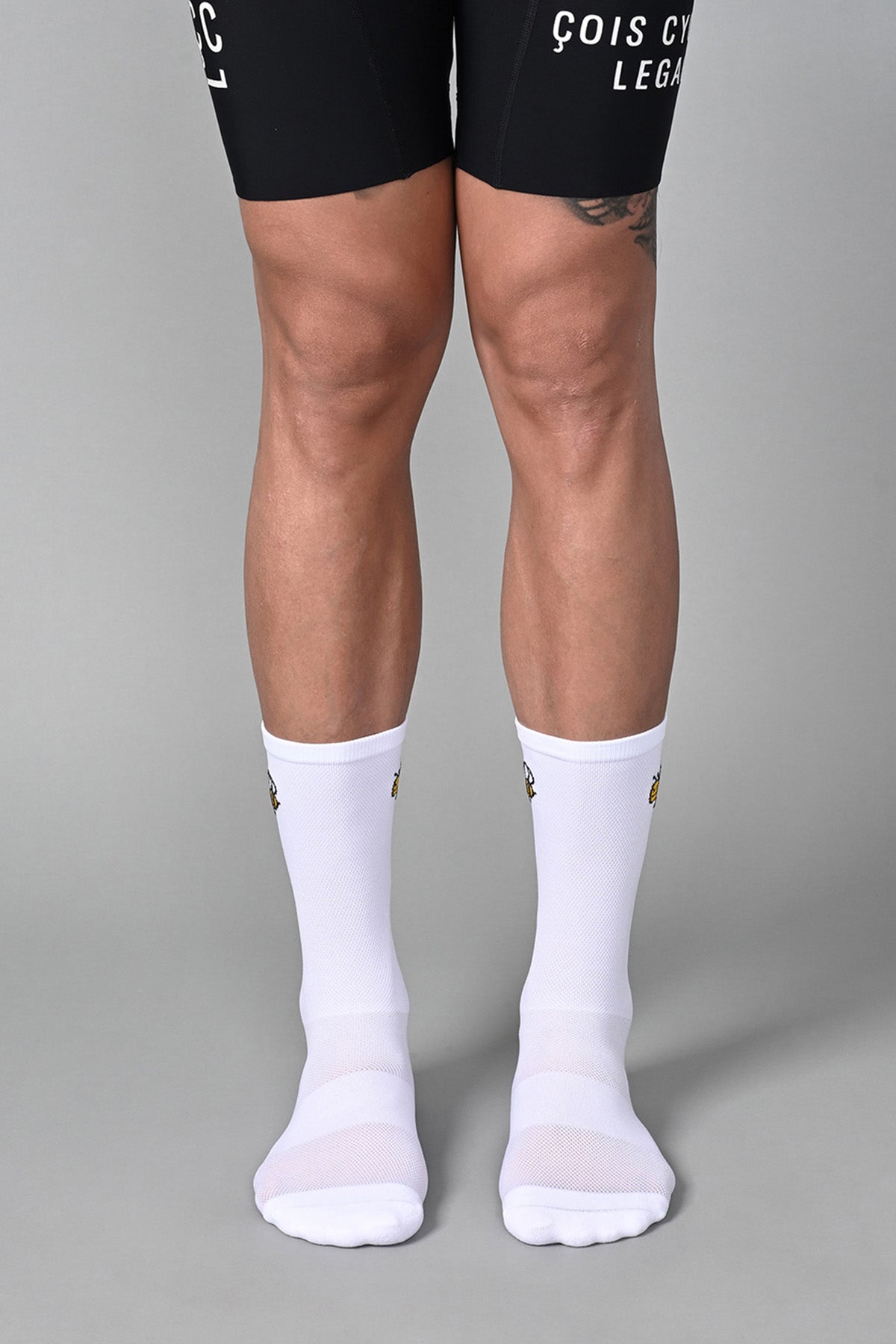 HONEY BEE - WHITE FRONT | BEST CYCLING SOCKS
