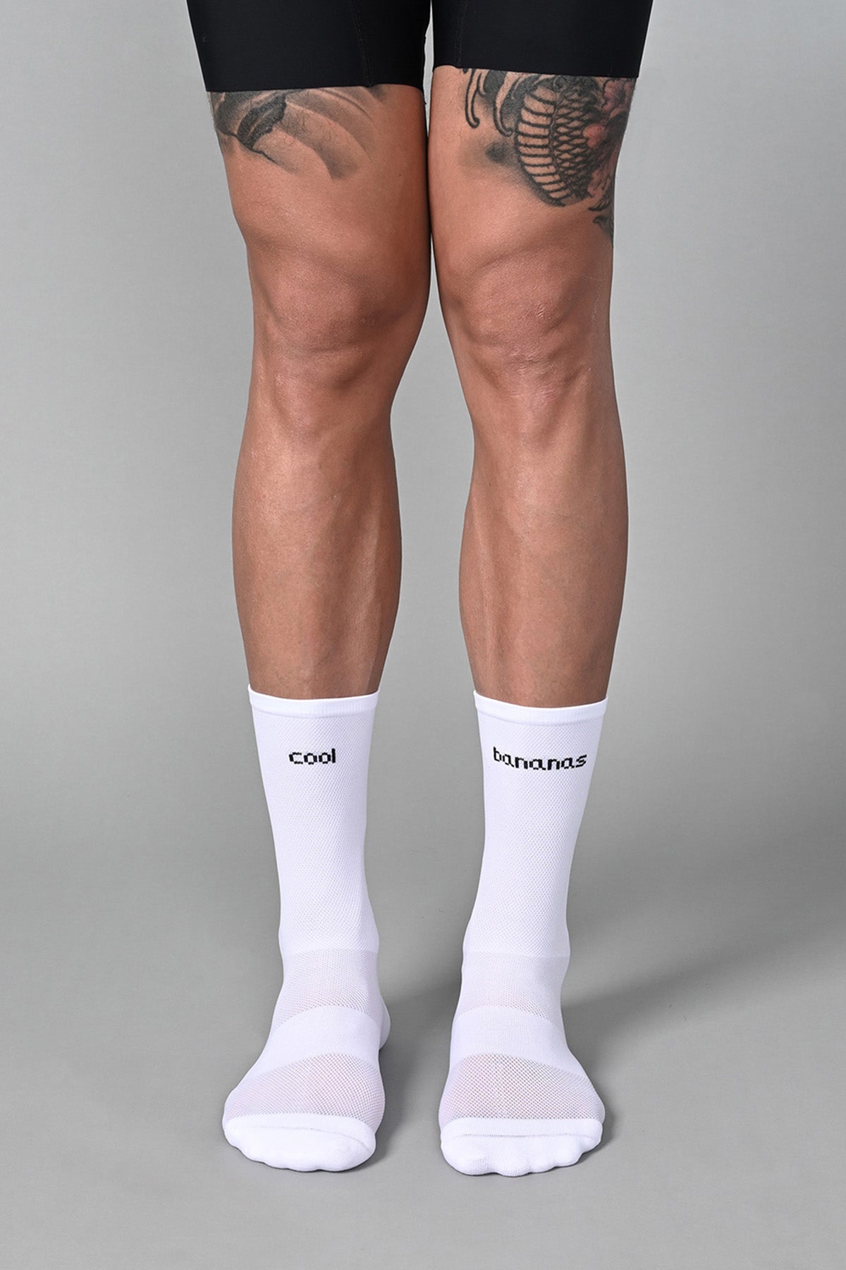 COOL BANANAS - WHITE FRONT | BEST CYCLING SOCKS